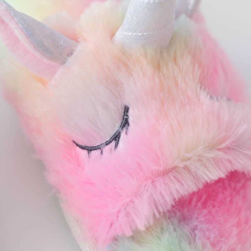 Unicorn skor tofflor för pojke flicka kvinna män skor sommar djur hem inomhus anti-slip sandaler enhörning tofflor för kvinna