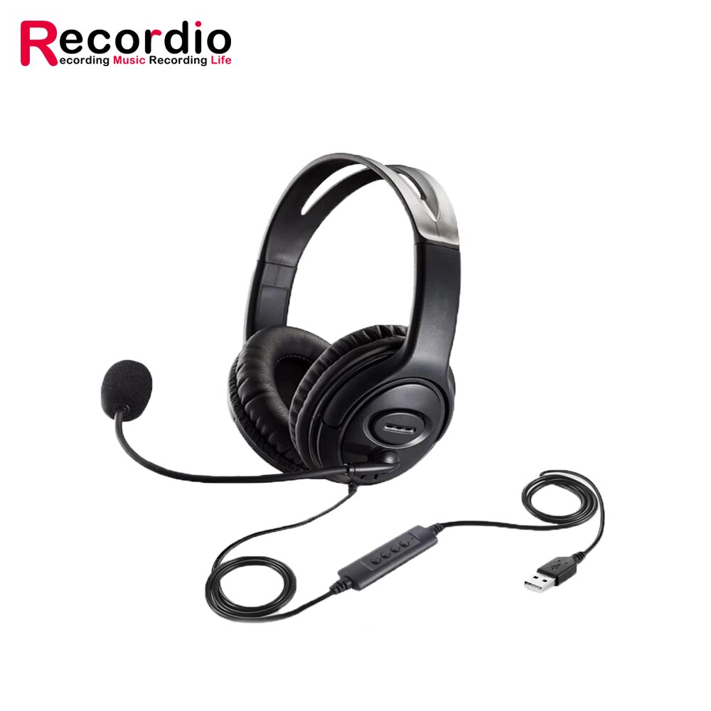 GAE-109 Oem Goedkope Pc Gaming Headset Usb Noise Cancelling Stereo Gaming Hoofdtelefoon Met Microfoon Voor Pc Game