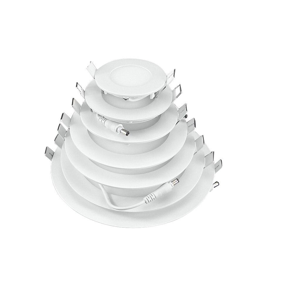 Led-spot rond ultradun led-plafondlamp led-paneellamp moderne spotverlichting voor thuis 3w 4w 6w 9w 12w 15w 18w warm koud