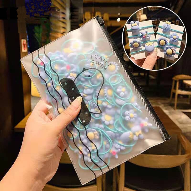 Bandas elásticas para el Cabello para Niñas, Coletas Pequeñas y Coloridas, no Daña EL Cabello, Accesorios para el Pelo, 20 Piezas