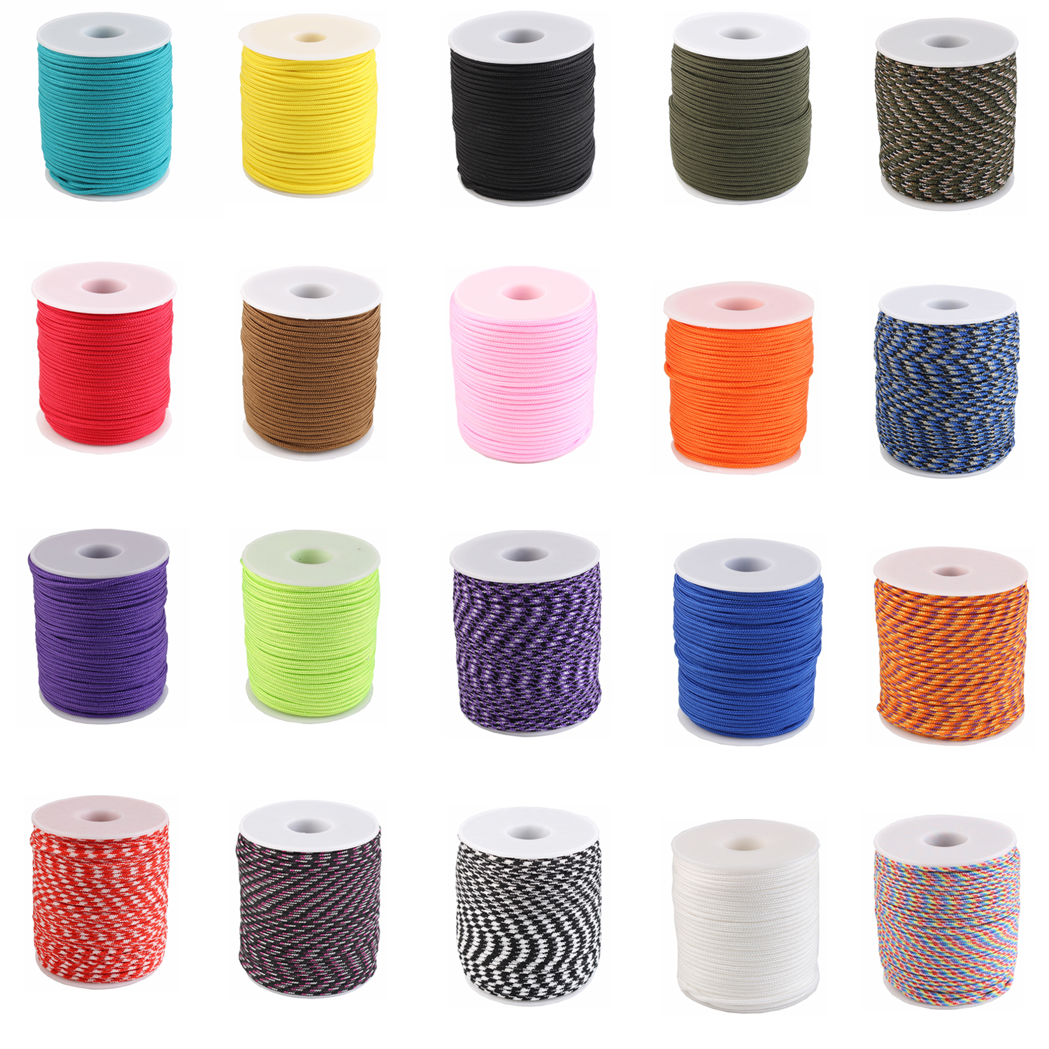 GEGEDA 2mm Paracord One Strand Core Paracord For Survival Parachute Cord Lanyard Camping