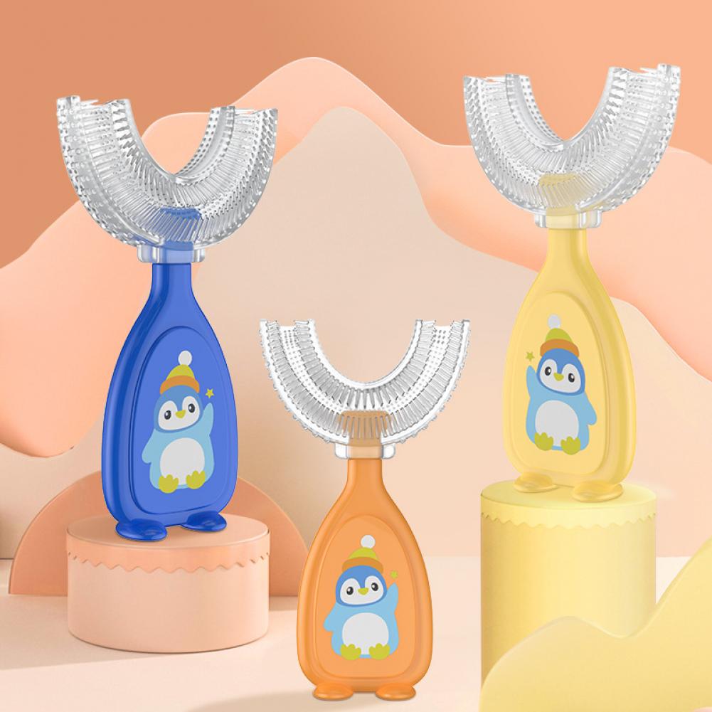 Kids Tandenborstel Pp Handvat 360 Graden Reiniging Draagbare Baby U Vorm Tandenborstel Voor Gum Care