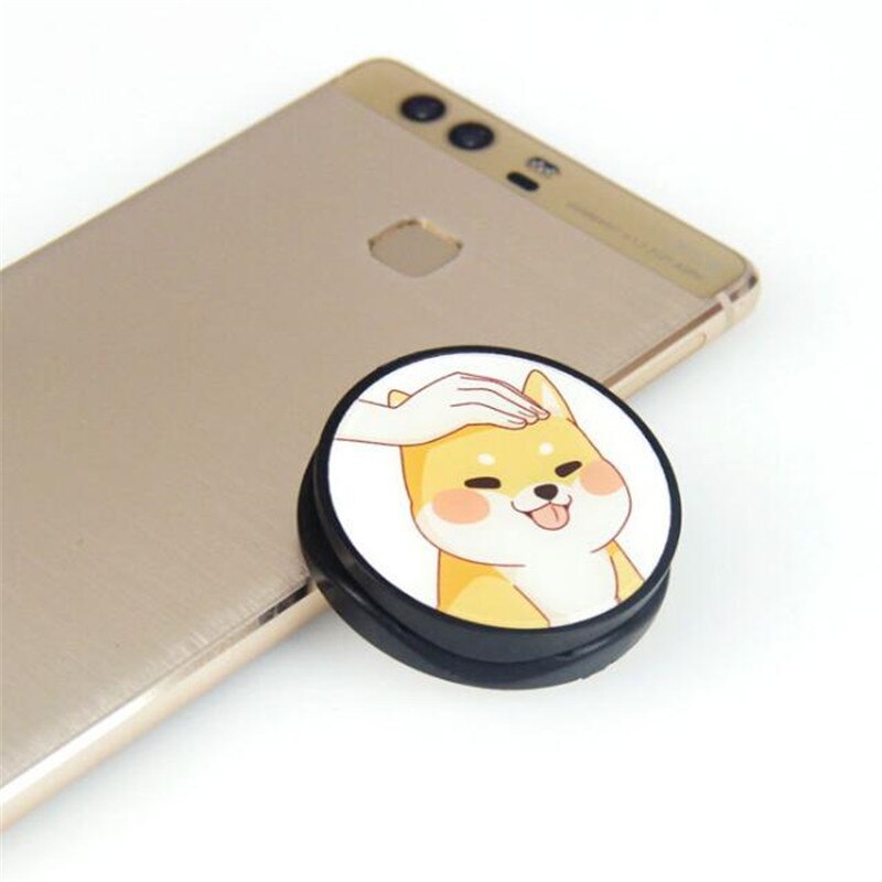 Corgi Dog Panda Expanding Stand Grip Mount Phone Socket Fold Mobile Smartphones Pocket Desktop Bracket Phone Stand Holder: J