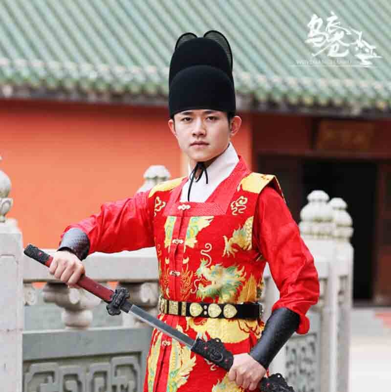 Ancient Chinese Official Hat Hanfu Hat Men's Black Gauze Hat Wool Hat Ming Dynasty Hanfu Hat Black For Men