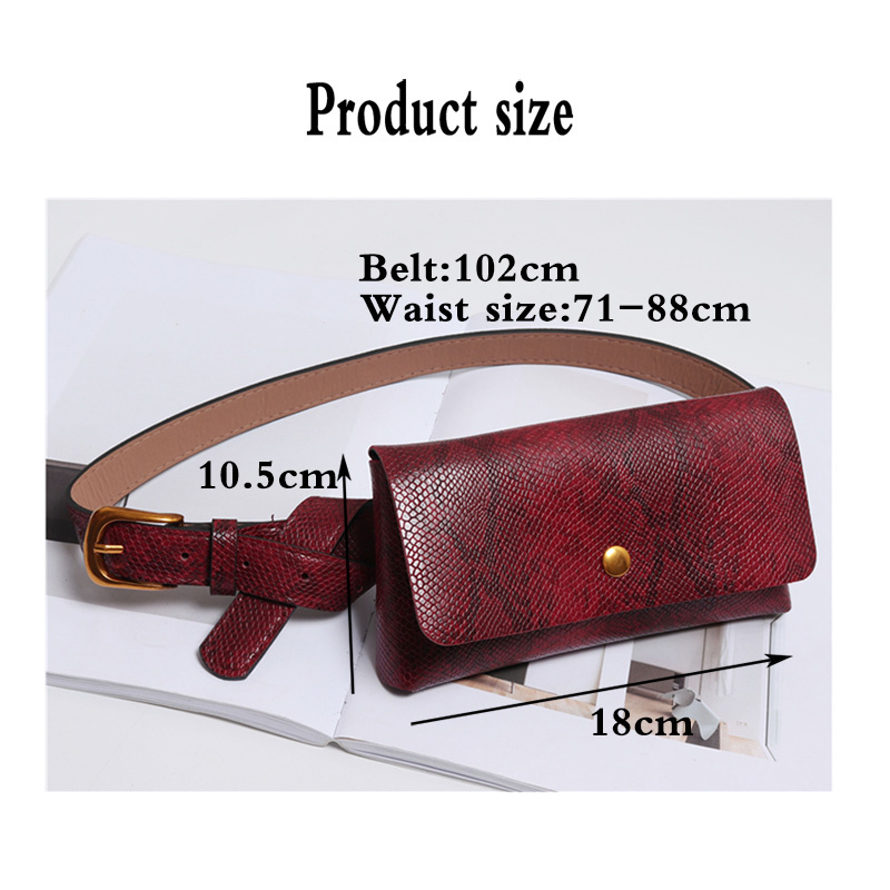Damen-bauchtasche mit schlangenmuster, gürteltasche aus pu-leder, damen-bauchtasche aus schlangenleder, handytasche, bauchtasche  b20