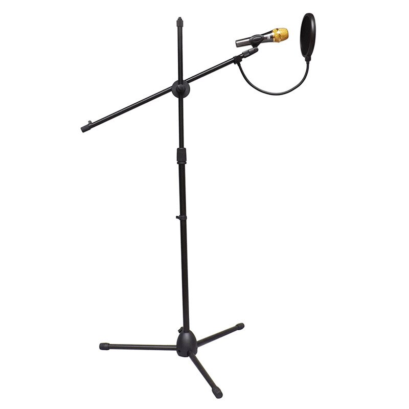 Swing Boom Floor Metal Stand / Microphone Holder / Microphone Stand Adjustable Stage Tripod Microphone Accessories