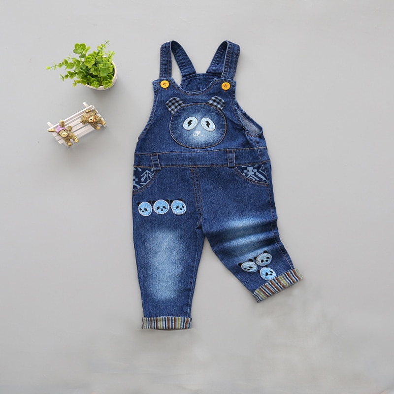 IENENS-salopette en jean pour bébé garçon | Salopette en Denim, pantalons longs pour bébés garçons et enfants, tenue d'enfants