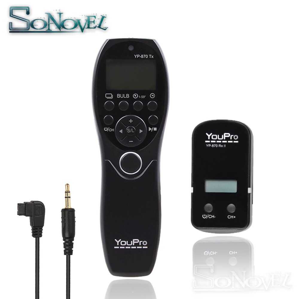 2.4G Wireless Timer Remote Control Shutter Release for Sony a900/a850/a700/a560/a550/a500/a99/a77/a65/a57/a55/a33/a37 RM-S1AM