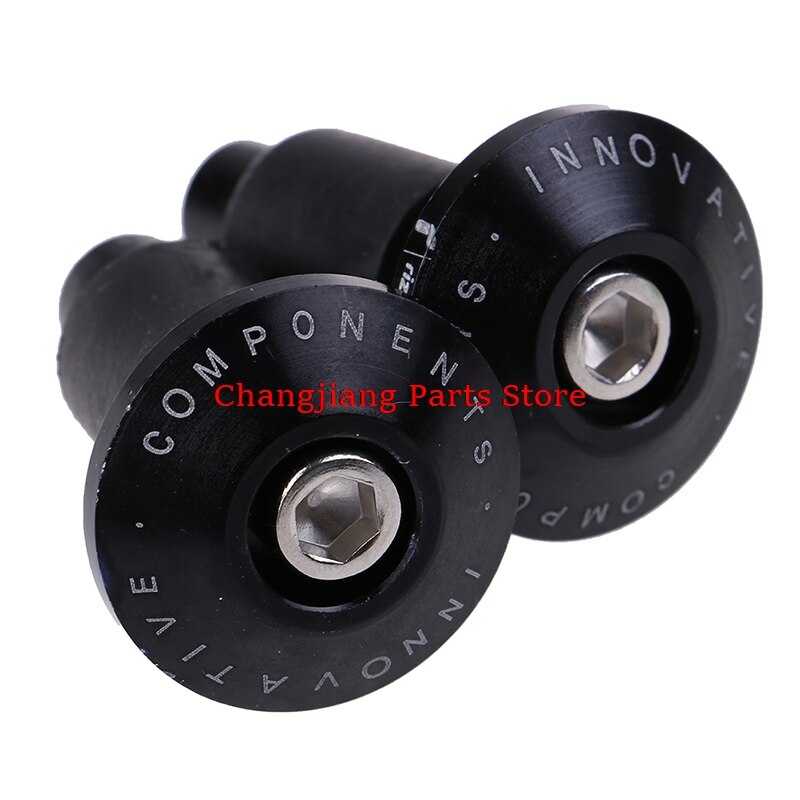 Manopole manubrio caldo fine peso tappo antivibrazioni Silder Plu modifica moto manubrio g: nero