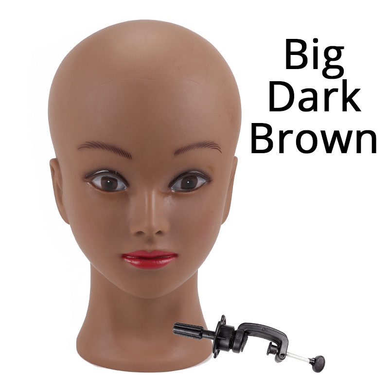 Bald Mannequin Head With Clamp Female Mannequin Head For Wig Making Hat  Display Cosmetology Manikin Head For Makeup Practice