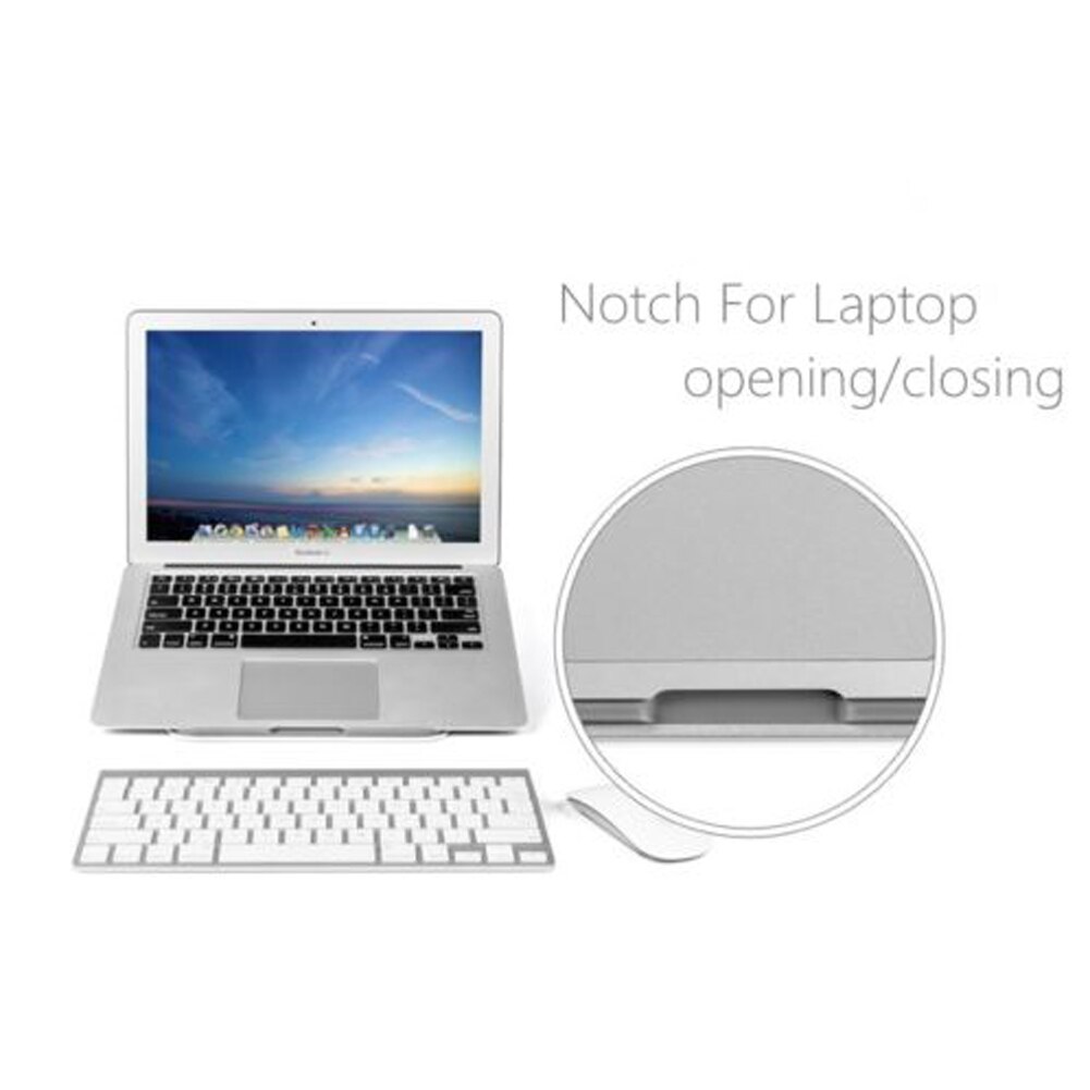 Aluminium Laptop Stand Tablet Houder Cooling Bureau Pad Notebook Slanke Metalen Beugel Voor Laptap voor MacBook Pro Air 11 te 15 inch