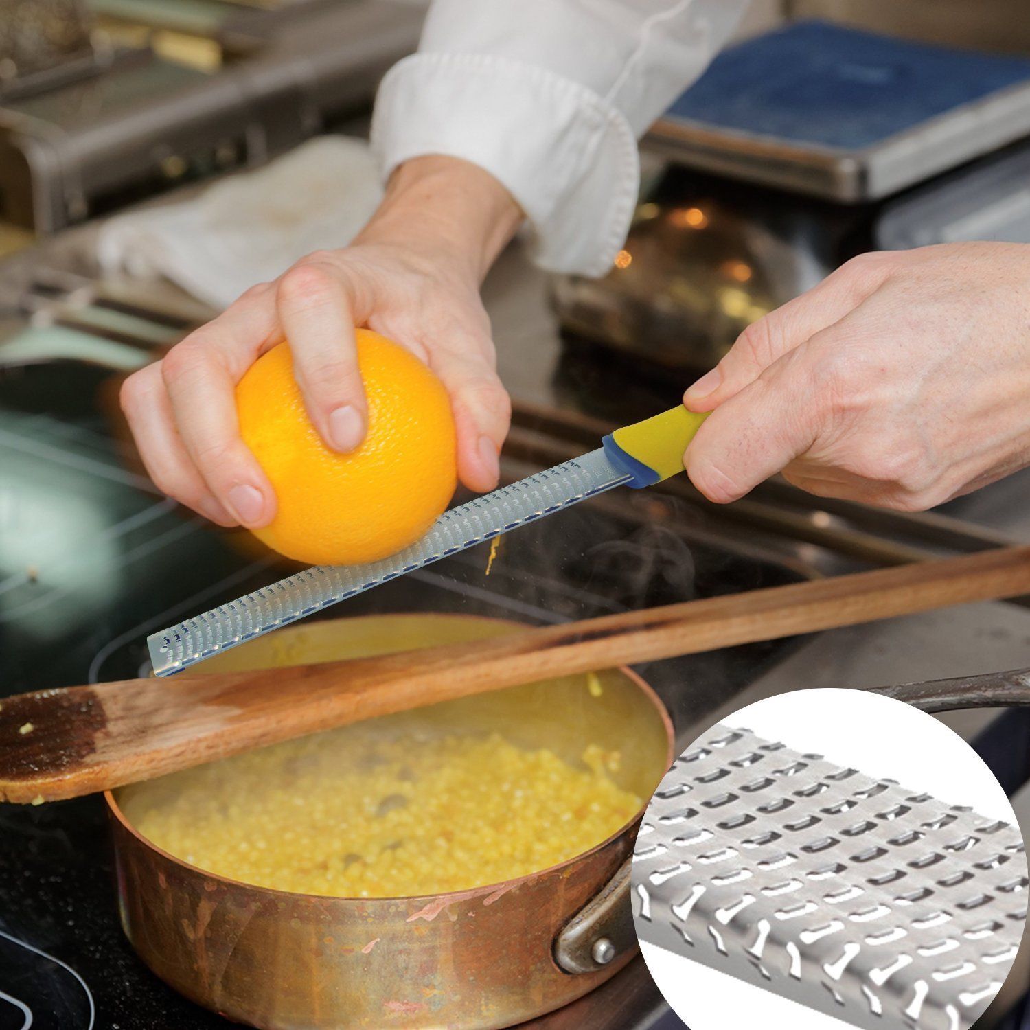 Rvs Kaas Citroen Fruit Zester Rasp Microplane Klassieke Keuken Gereedschap