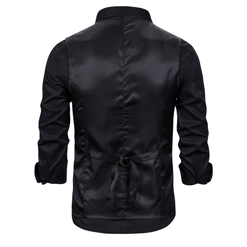 Formale Herren Anzug Weste Neue lässig Kette Einfarbig Geschäft Tweed Weste Gilet Homme Kostüm Weste Für Hochzeit Trauzeugen