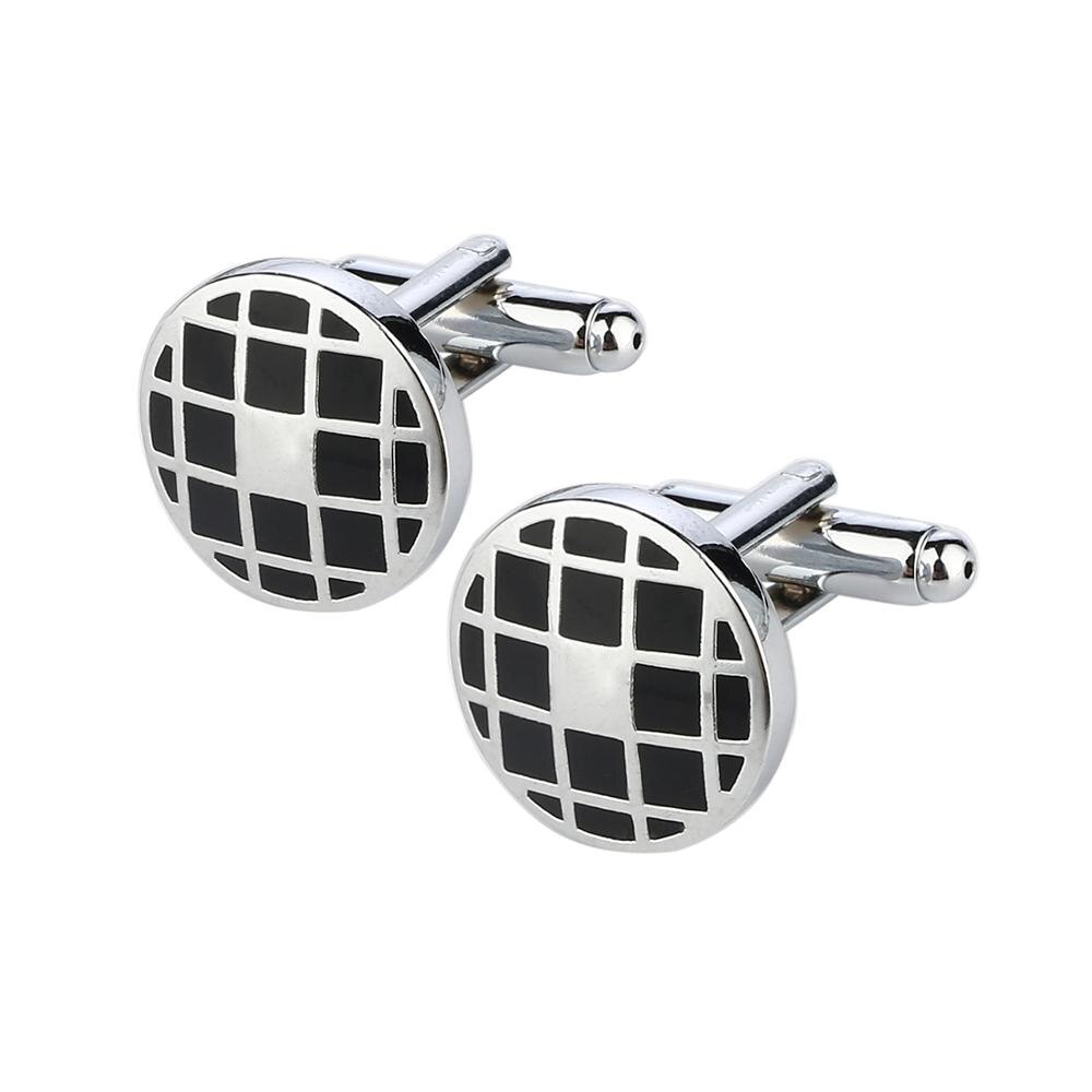 ZOSHI Französisch Hemd Manschettenknopf für Mens Manschette Verknüpfung Geschmack Männlichen Silber Farbe Luxus Hochzeit Manschettenknöpfe: CF0033