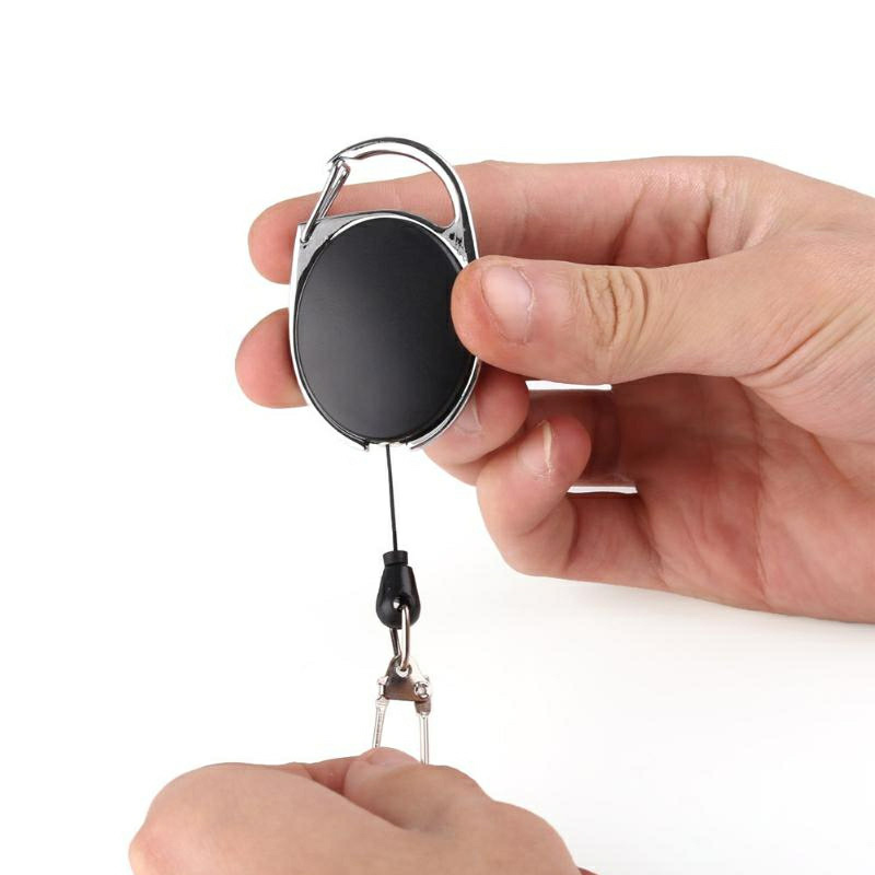 Touwkoord trekkoord riem sleutelhanger sleutelhanger sleutelhaspel terugslag badge koord clip multitool kettinghouder intrekbare sleutelhanger multitool