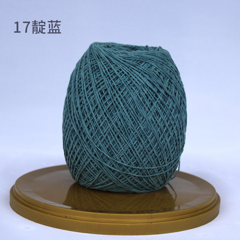 1mm Ultra feines Garn matt Chenille häkeln Hand gewebte Hütte zur Seite fahren Puppe Plüsch garn Milch Baumwollgarn zum Häkeln Chenille Wolle: Orange