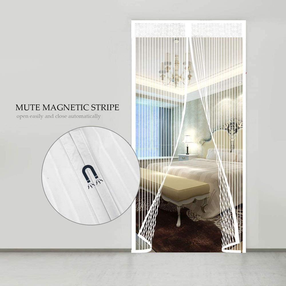 Summer Anti Mosquito Insect Fly Bug Curtains Magnetic Net Mesh Automatic Closing Door Screen Kitchen Curtain