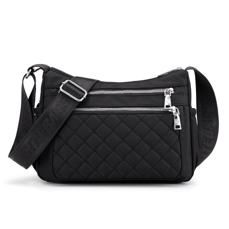 Delle donne di nylon Borse a Spalla Borsa Delle Signore Della Borsa vagabondo Tote di Crossbody Borsa Borsa Multifunzione Multi-strato di superiore-maneggiare Borse A Tracolla