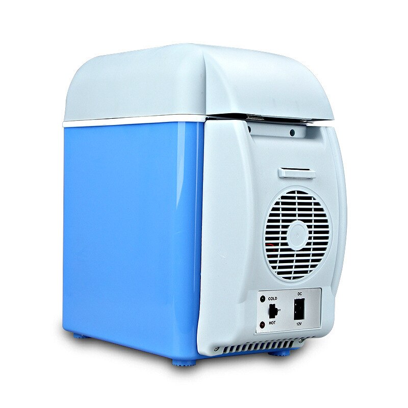 Mini Portable Car Refrigerator Freezer Multi-Function Dual-Use Cooler Warmer Thermoelectric 12V 7.5L Electric Fridge Compressor