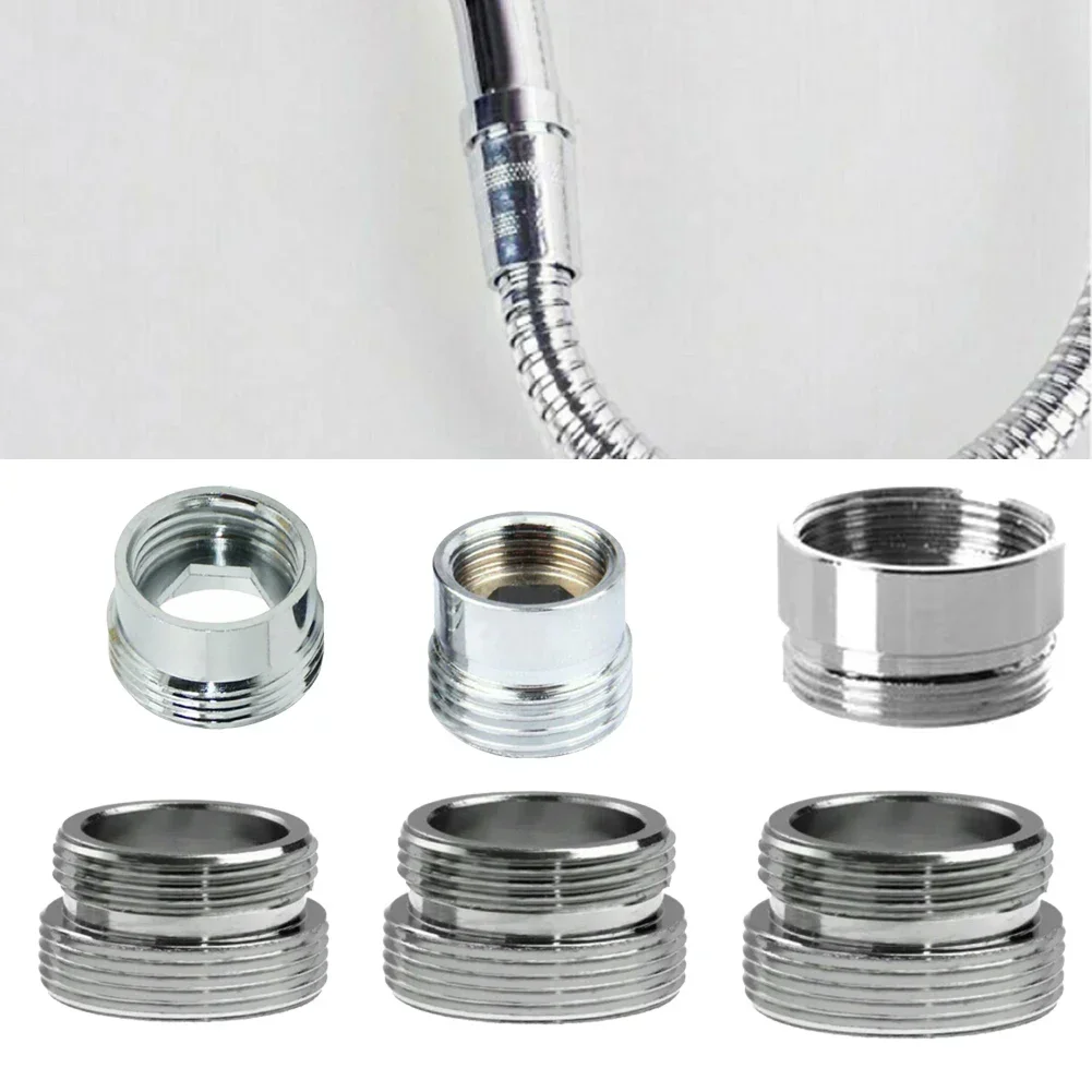 16/18/20mm To 22mm Thread Tap Connector Purifier Accessories Silver Water Tap Adapter Faucet Joints Home Improvement Tool