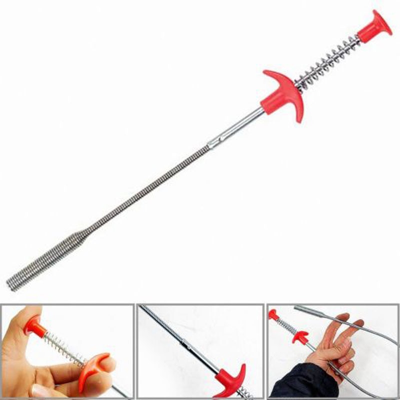 4 Claw 60cm Long Reach Flexible Pick Up Tool Spring Grip Narrow Bend Curve Grabber For Picking Up Nuts And Bolts