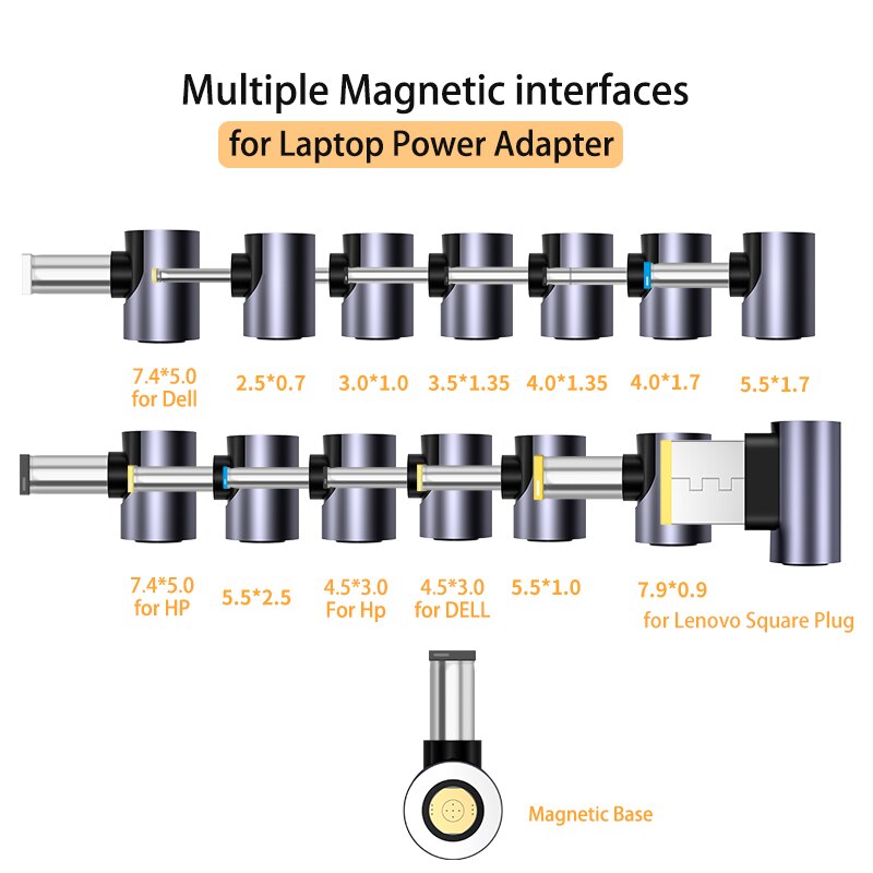 100W Magnetische Stecker Stecker USB C zu Typ C Kabel Adapter Schnelle Ladung USB Typ C Magnet Konverter für asus Hp Lenovo Laptop