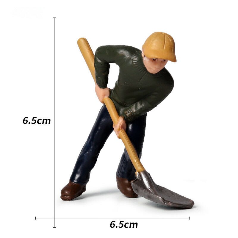 Farm People Farmer Police Breeder Farmwife Figure Model Decor Collector Toy Collector Decor Simulation Educational Figures: M-380