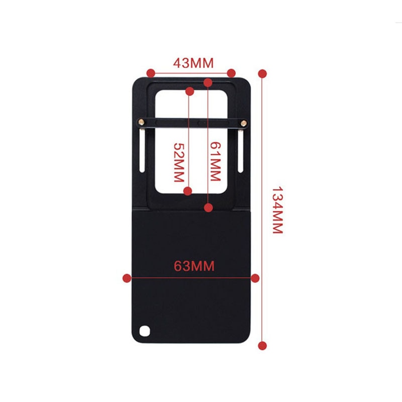 Adaptador estabilizador de cardán de mano para cámara GoPro Hero 4 3 + Yi 4k, placa de montaje intercambiadora para DJI Osmo Mobile Zhiyun Smooth Q