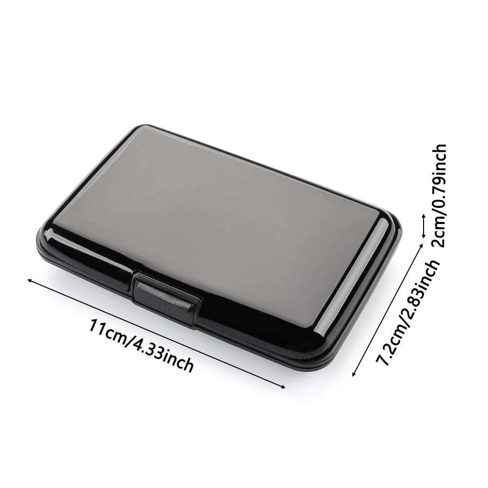 Aluminum Anti-Theft Wallets RFID Blocking Credit Card Holder RFID Wallet Metal Waterproof ID Card Case Coin Purse for Men Women