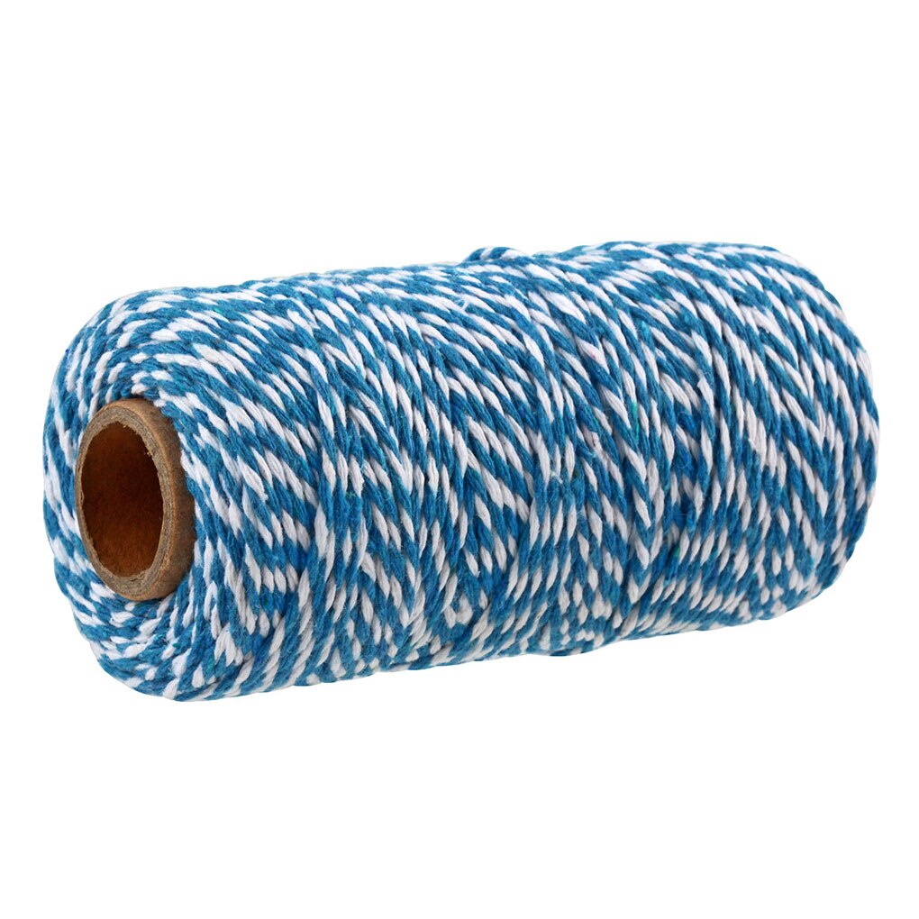 100 mètre 2mm coton boulangers ficelle ficelle coton cordons corde pour décor à la maison à la main noël emballage artisanat bricolage emballage: 14
