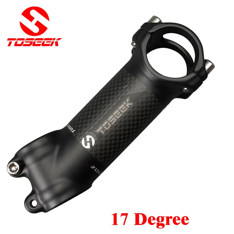 Alumiini hiilikuitu polkupyörän varsi tie maastopyörän varsi mtb 6/ 17 astetta 31.8 * 60/70/80/90/100 /110/120mm bicicleta osat
