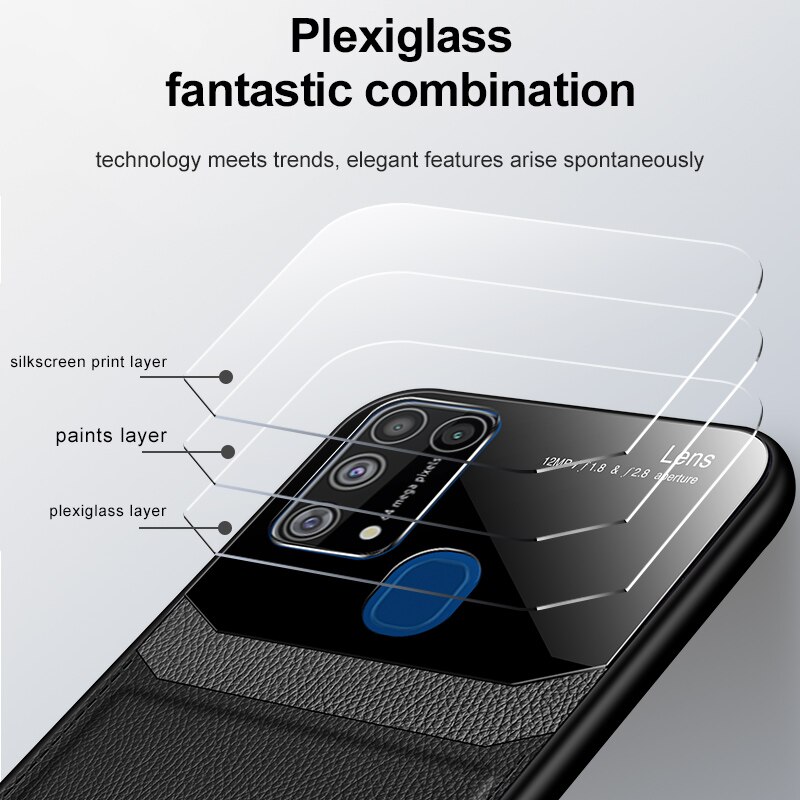 Чехол honor 9a przypadku skóry pleksi pokrywa ochronna dla huawei honor 9a coque fundas honor9a xonor 9a a9 moa-lx9 6.3''