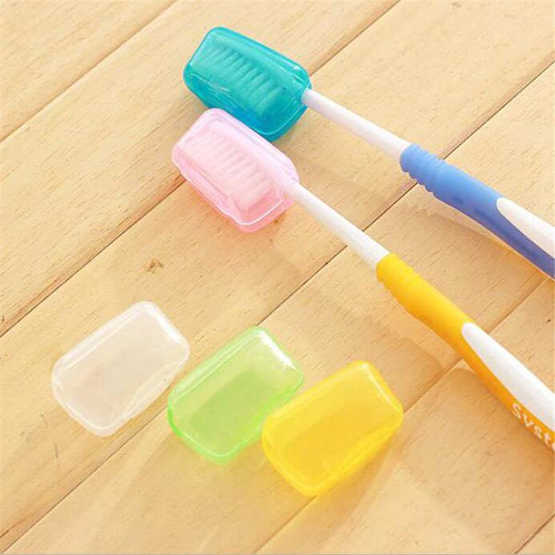 5 Pcs Tandenborstel Cover Case Cap Reizen Accessoires Plastic Protector Cleaner Draagbare Verpakking Organisator