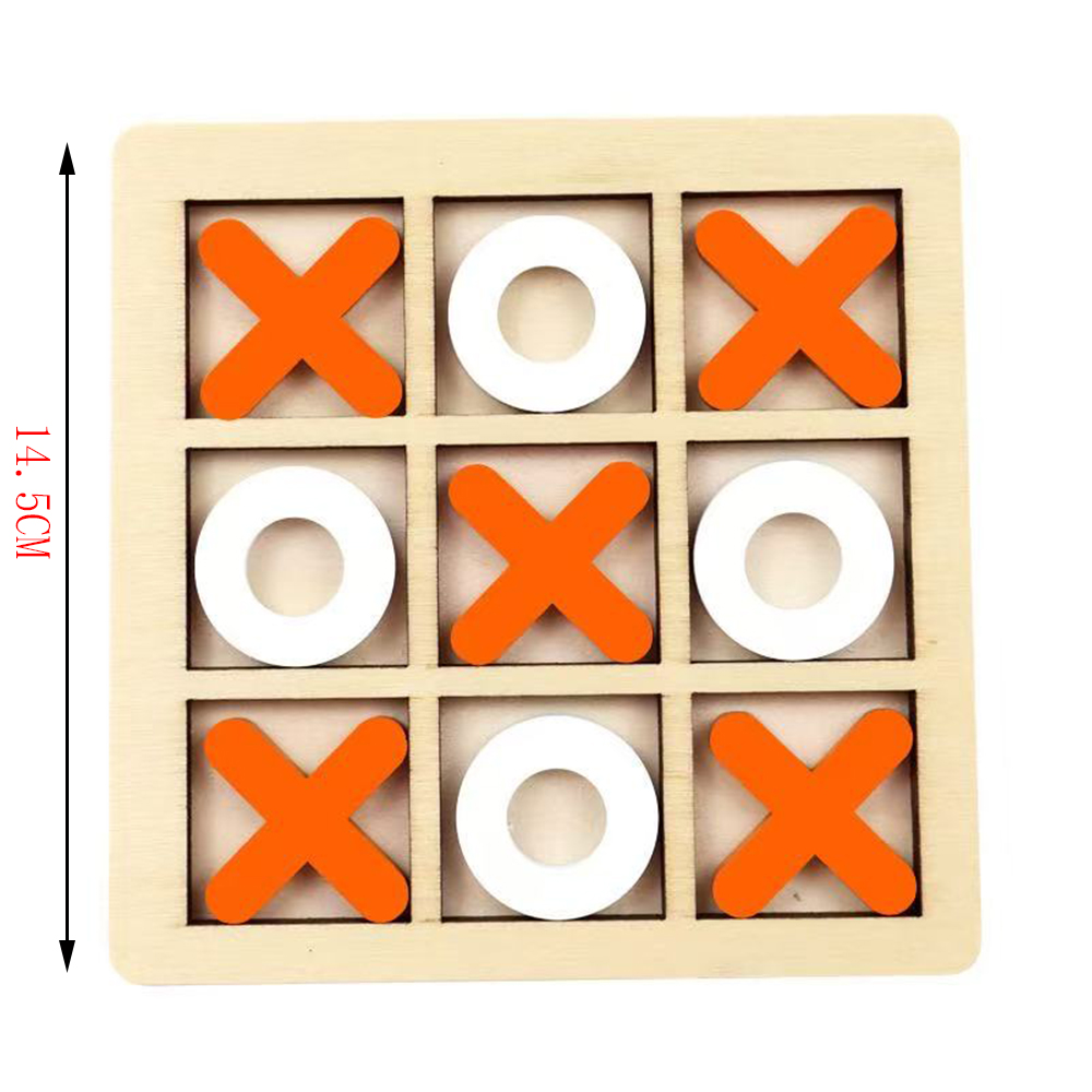 Funny, desk decoration, family games, table toys, board game, tic tac toe: Red