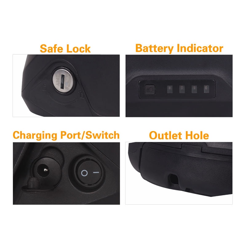 E-rower 48V 36V obudowa baterii litowej dół rury bateria robić rowerów elektrycznych Polly skrzynka z 18650 uchwyt robić telefonu DIY 10S 13S 7P 14S 6P