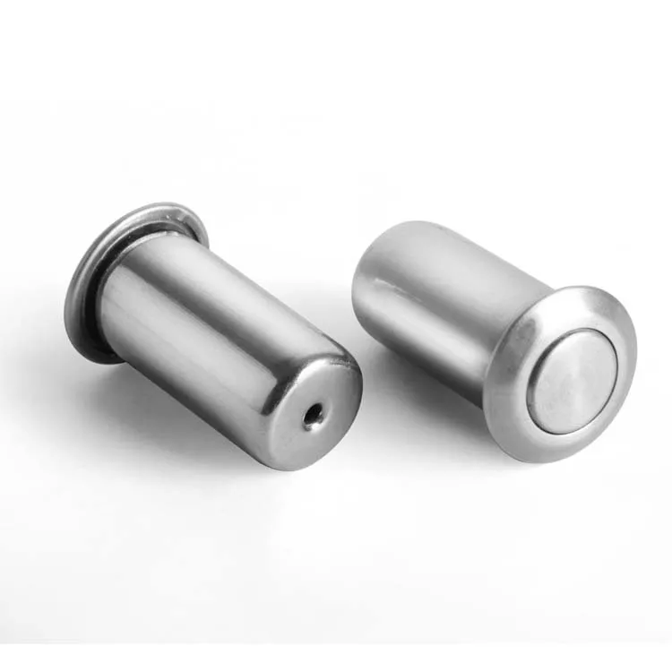 Brass Door Stop Heavy Duty Door Frame Magnetic Invisible Door Stop Hidden Dust Lock