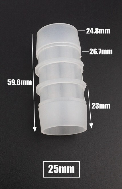 5pcs/lot 11.1-25mm PP Plastic Connectors Garden Micro Irrigation Hose Joints Aquarium Fish Tank Parts Air Pump Fittings Adapter: 25mm Pagoda