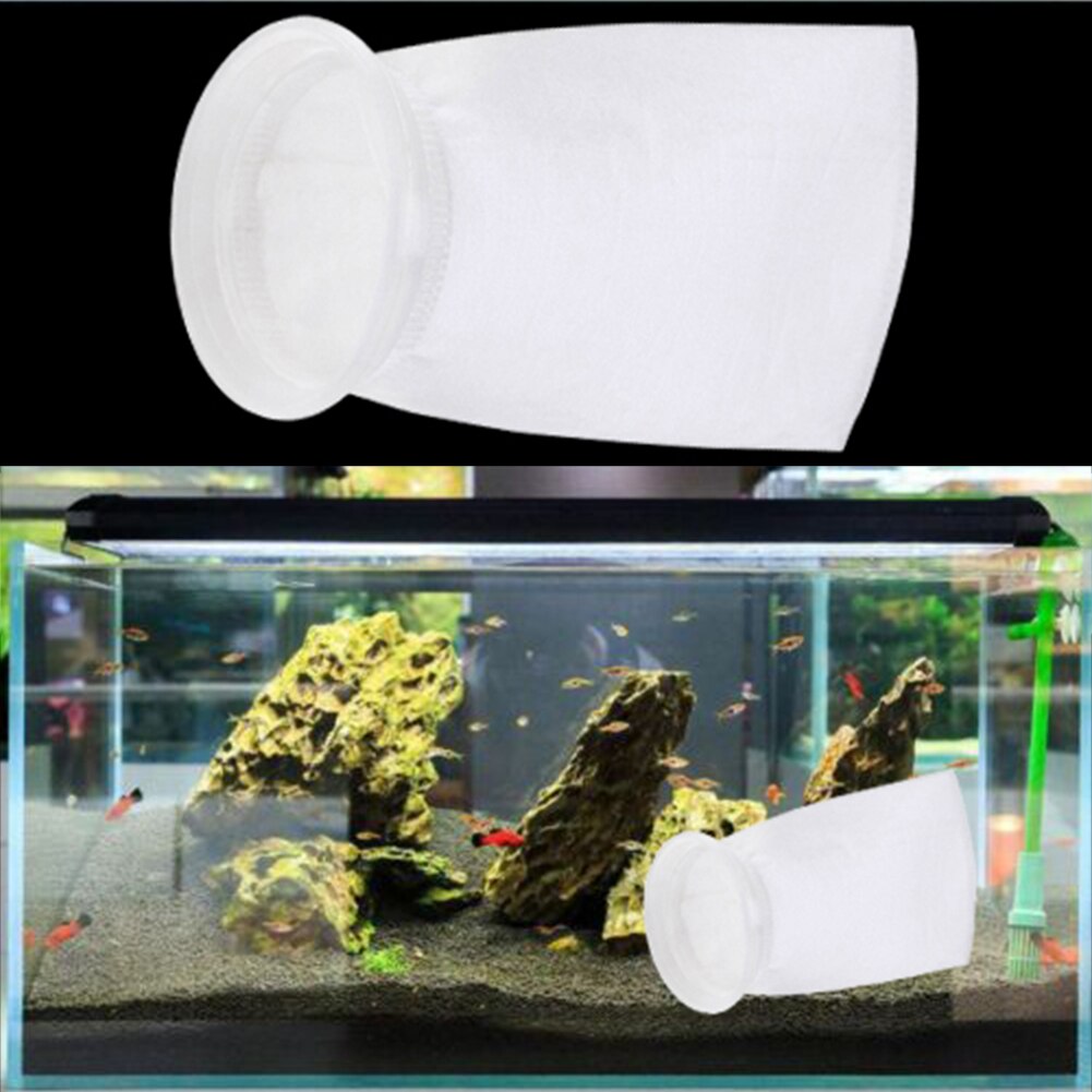100/150/200um PP Aquarium Filter Bag Fish Tank Filter Mesh Net Sump Micron Sock Pouch Bags Aquarium Supplies Pet Products