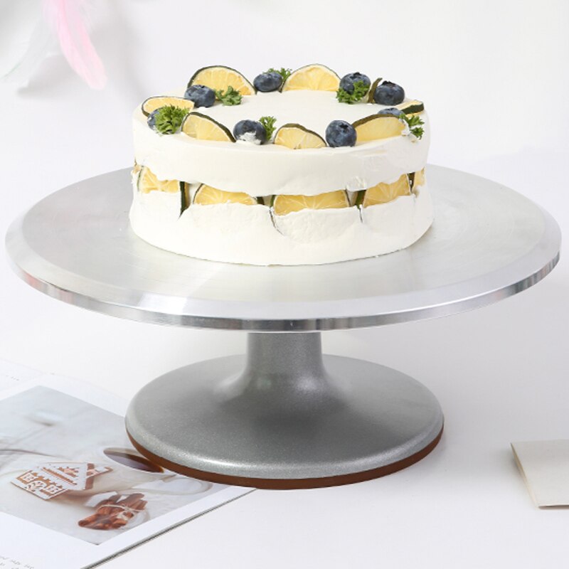 Edelstahl Dekorieren Mund Schaber einstellen Rotierenden Kuchen Drehscheibe Dekorieren Tisch Kuchen Dekorieren Plattenspieler einstellen kuchen stehen