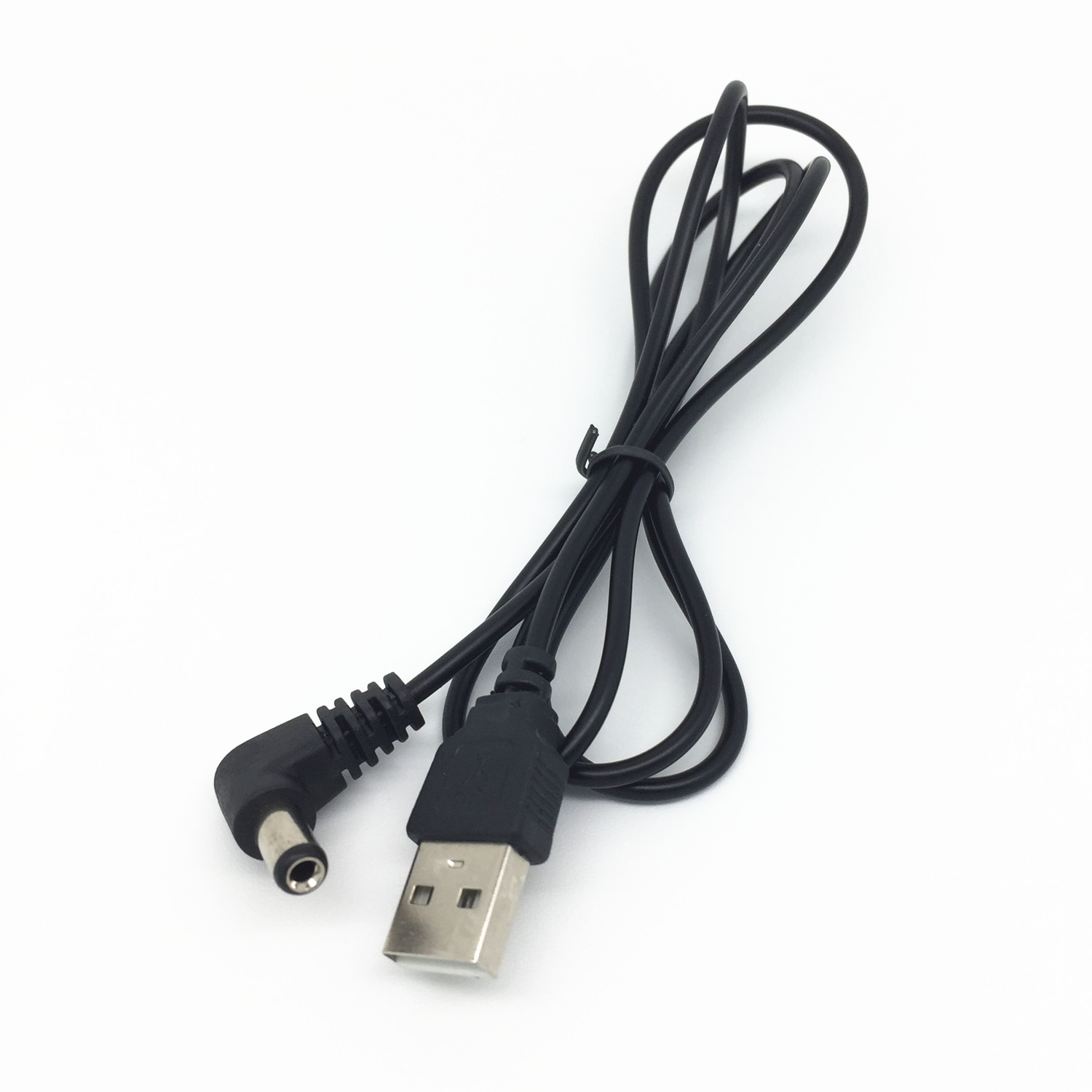 90 Hoek Pc Laptop Usb Male Naar 5V Dc 5.5Mm X 2.1Mm Barrel Connector kabel