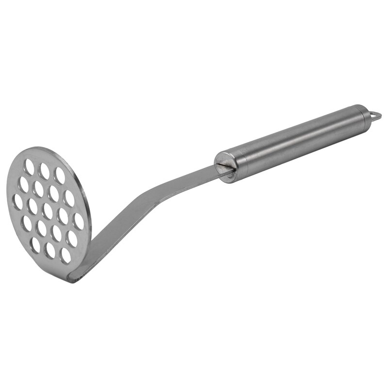Practical Stainless Steel Tube Handle Potato Masher Mashed Vegetable Device Pressure Mud Tool Kitchen Accessories: Default Title