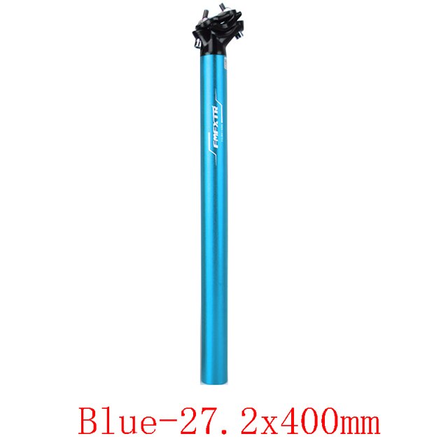 Tubo sella per Mountain Bike 31.6/30.9/27.2mm tubo sella sella tubo sella bicicletta pieghevole posteriore tubo sella galleggiante 27.2 reggisella: Blue-27.2