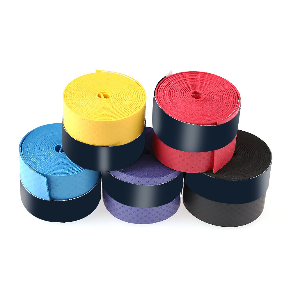 1PC multicolore PU mince anti-dérapant sueur bande absorbée enveloppes surgrips raquette de Tennis Badminton pêche Sport antidérapant sueur bande