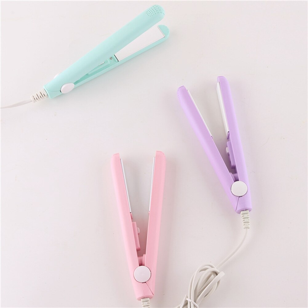 Mini rizos para alisar el cabello hierro rosa cerámica rizador hierro corrugado para el cabello herramientas de estilismo volumen rizador de pelo UE