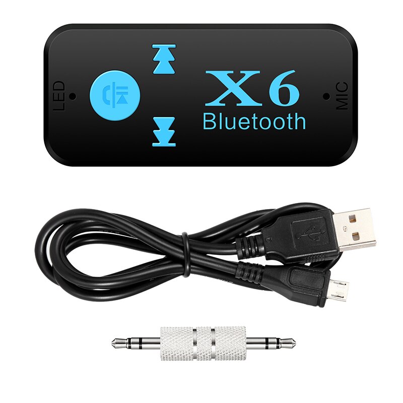Bluetooth 4.1 3 in 1 USB Car Kit Wireless Adapter Bluetooth Receiver 3.5mm Audio Jack TF Card Reader MIC Call Support For Car