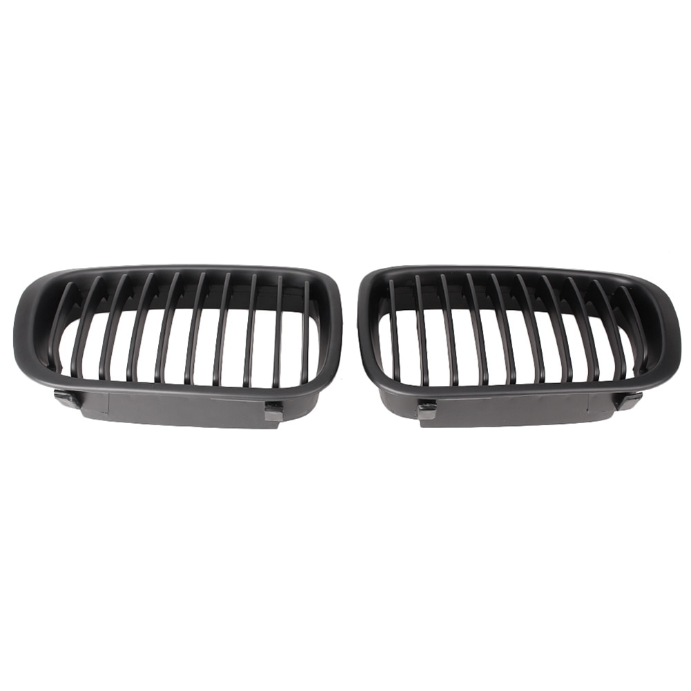 2 Stuks Auto Grille Mesh Grill Voor Bmw 3 Serie E46 Touring Saloon 4DR 1998-2001 & E46 compact 2001-2004