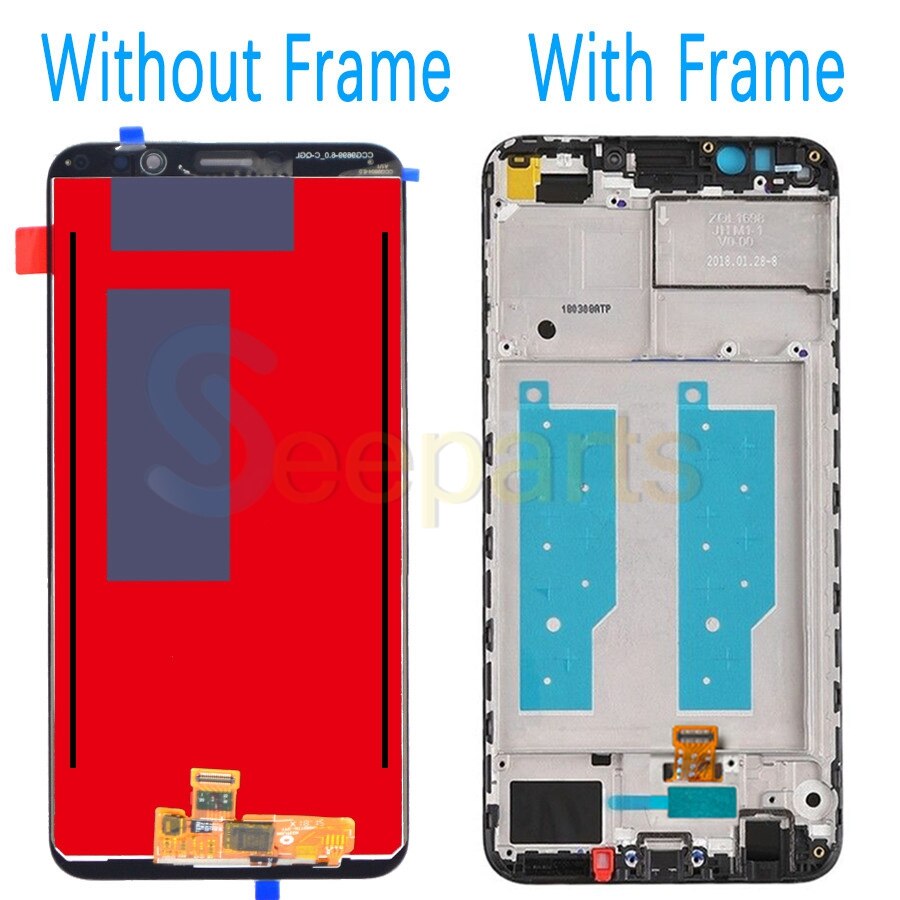 Original LCD Huawei Honor 7C Pro LCD écran tactile numériseur LND L29 L22 AL30 TL40 pour Huawei Honor 7C LCD avec cadre