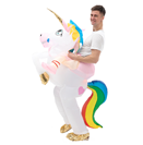 Cycling animals inflatable clothing for adults Halloween and Christmas: Khaki