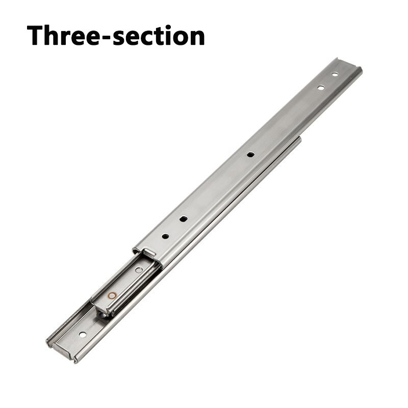 1/2 pcs Multi-size Metal Slideway Smoothly Slideway for Drawer Cabinet Slide Rail Furniture Hardware Accessories: 300mm / 1pc Three-section