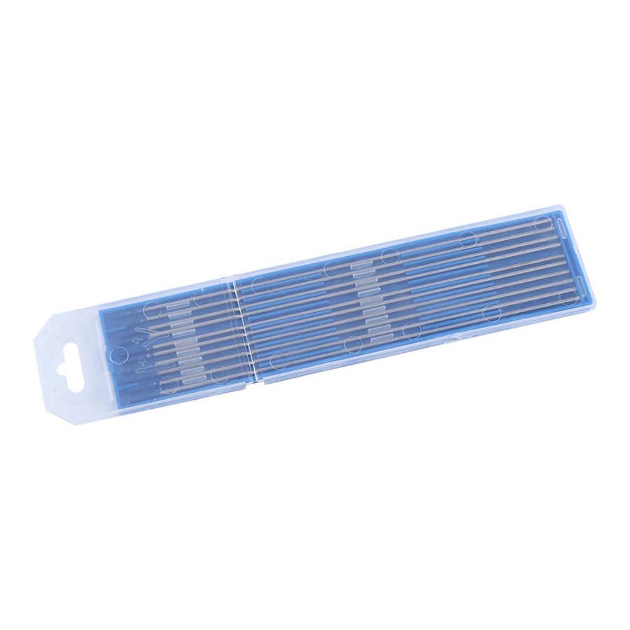10 pièces/boîte 1.0/1.6/2.4mm électrodes de soudage tiges lanthane tungstène électrodes basse température Tig baguettes à souder ensemble